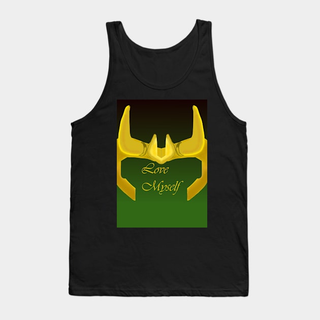 Loki Love Myself Tank Top by rebelartonline